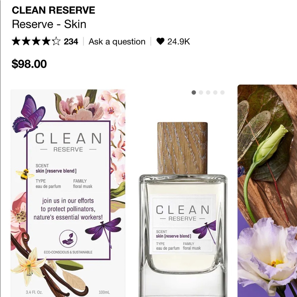 Clean Reserve Skin NWB